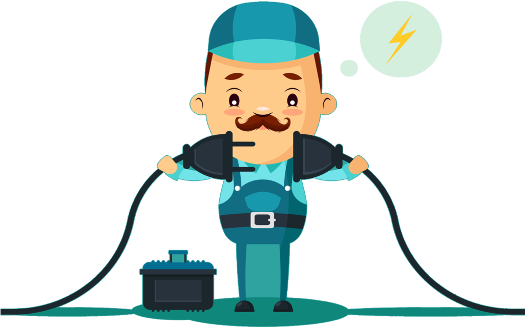 Safecam Nola Plug Guy Clipart (1024x796), Png Download