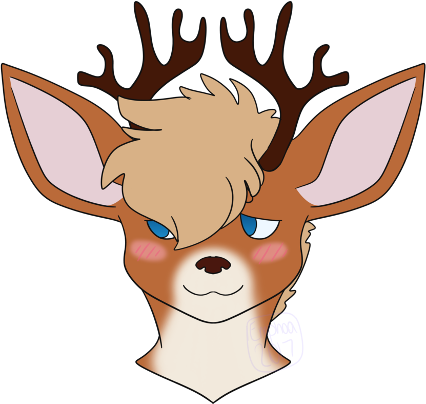 Waffles Headshot By Emphoa Clipart (894x894), Png Download