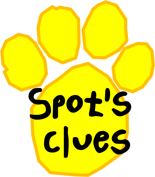 New Spot's Clues Logo Clipart (637x727), Png Download