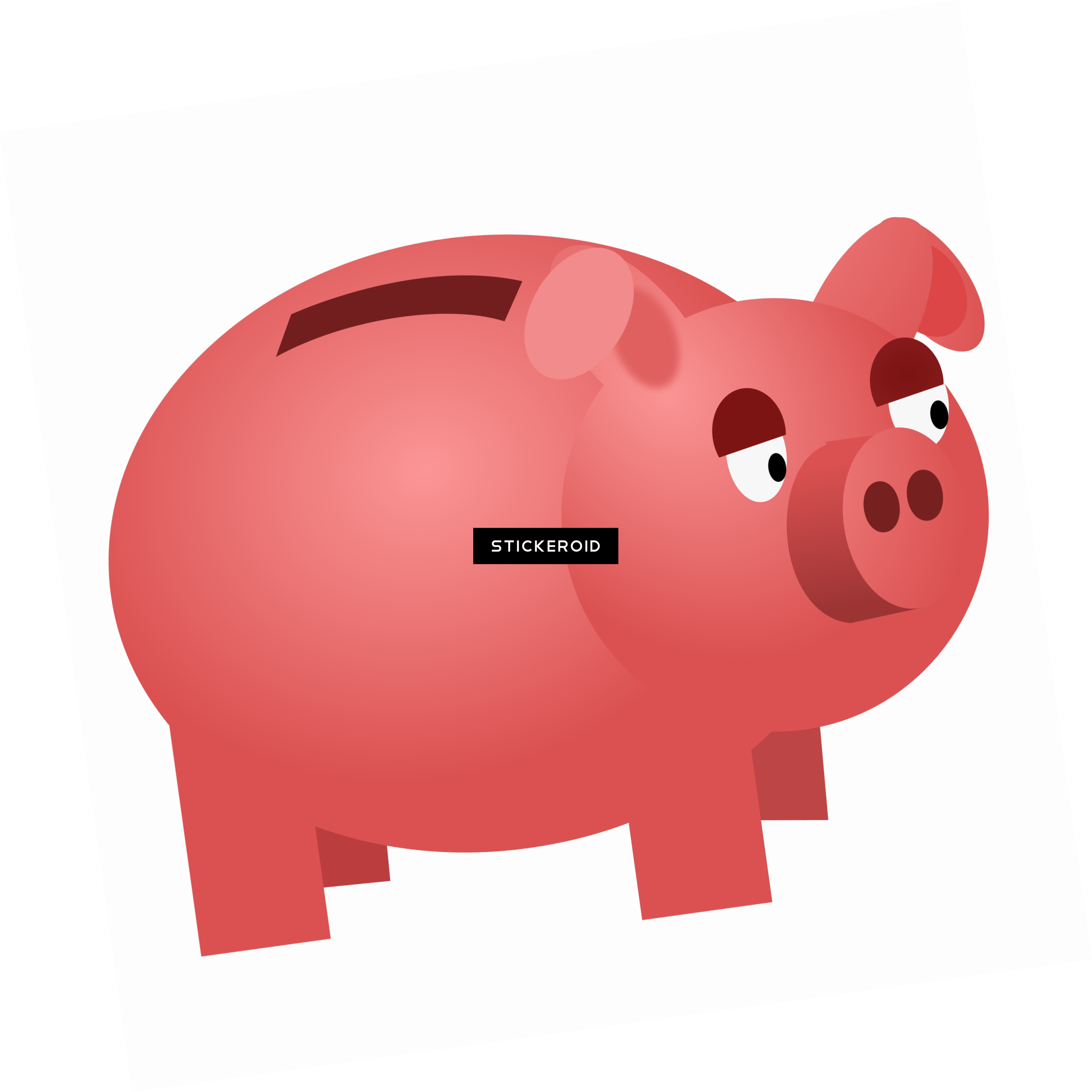 Piggy Hd Cartoons Clipart (2709x2710), Png Download