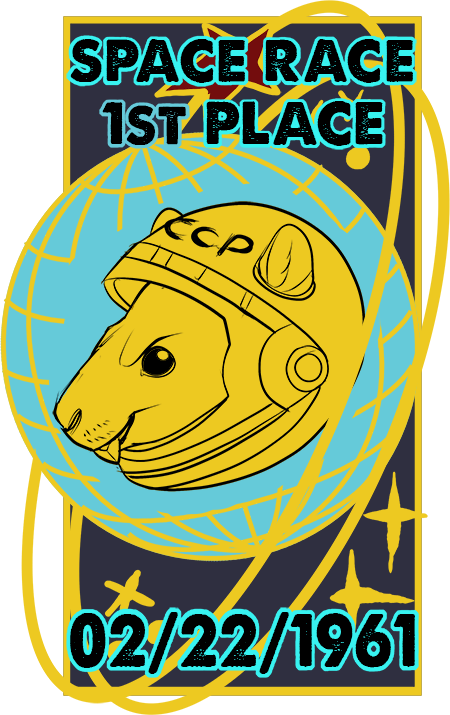 Space Race Patch Clipart (450x715), Png Download