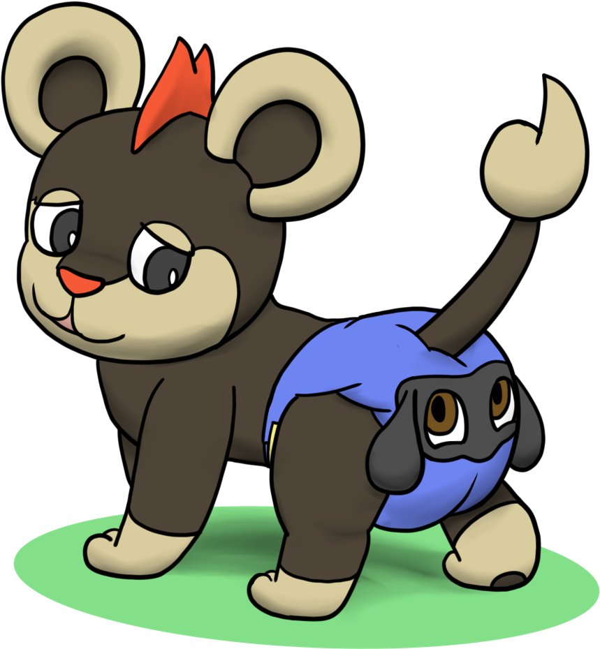 Litleo's New Diaper Clipart (1100x1100), Png Download