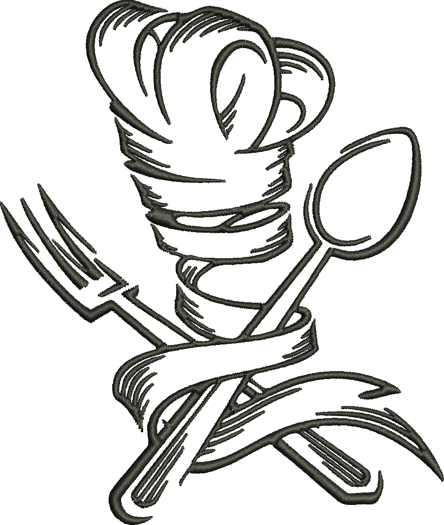 Bordados Gratis Embtex Baker Tattoo, Chef Tattoo, G Clipart (887x1047), Png Download