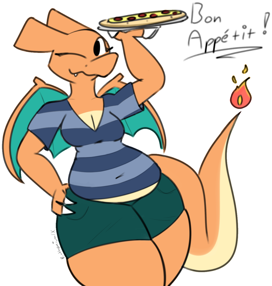 A Big Cute Dragon For @aimbot-jones Clipart (1280x1280), Png Download