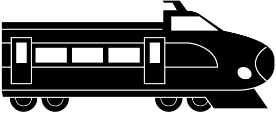 Shinkansen - Train - Vehicle Illustration - Free Clipart (640x640), Png Download
