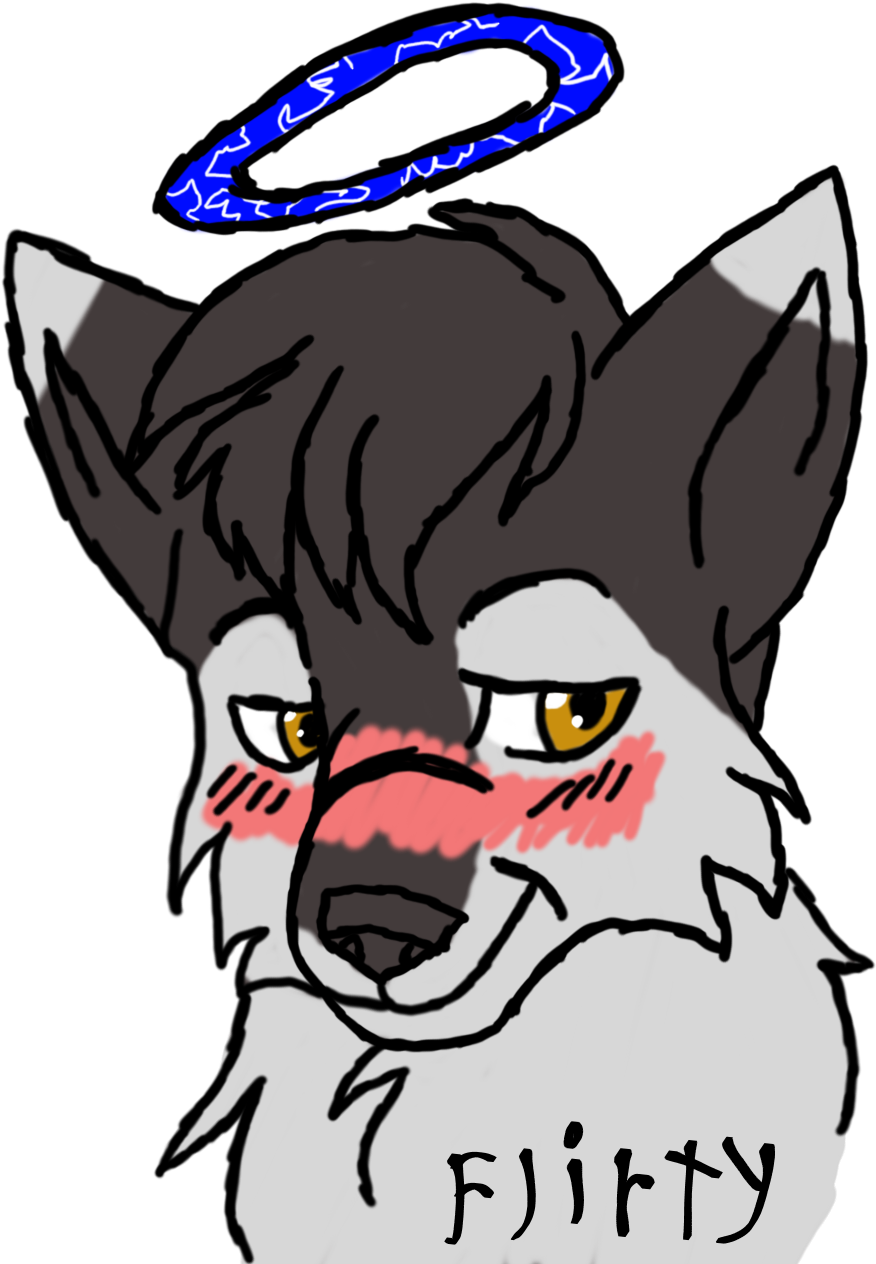 Pan Expressions 5 Flirty Clipart (1235x1280), Png Download