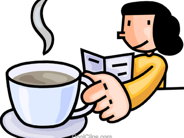 Coffee Clipart Woman - Png Download (640x480), Png Download