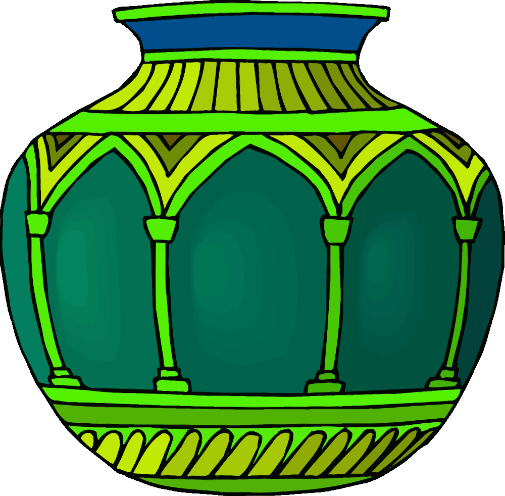 Vase Clipart (1000x982), Png Download