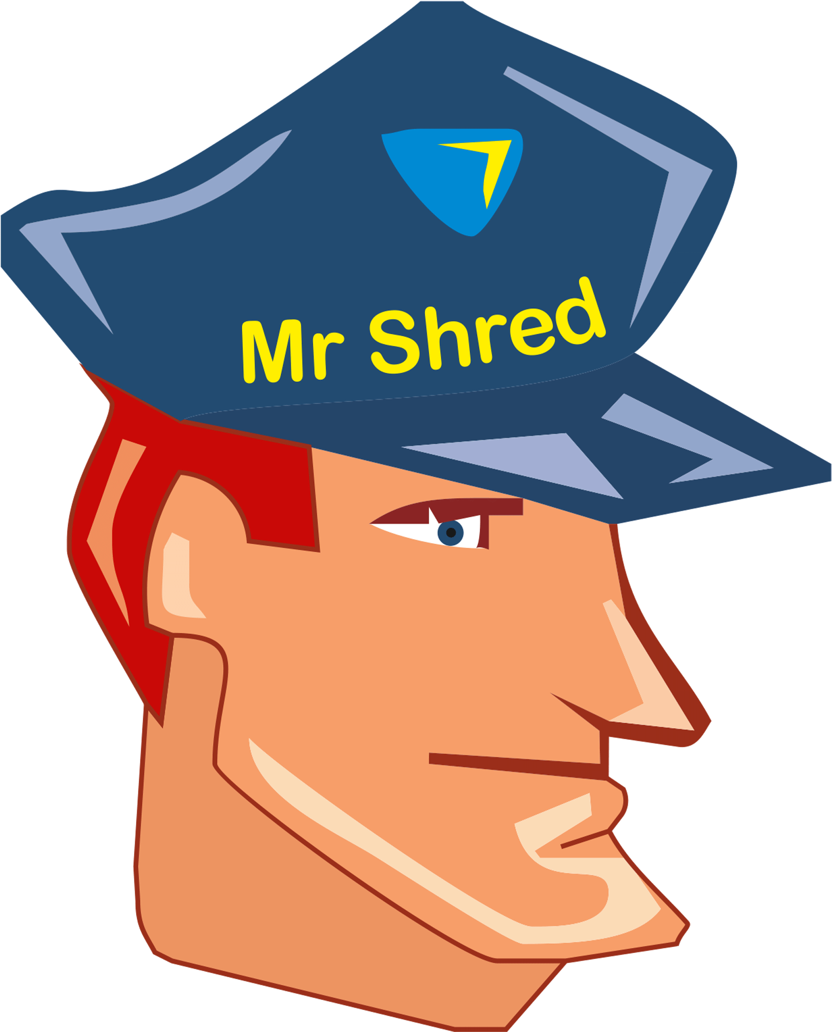 Secure Shredding With Mr Shred Clipart Library Library - Png Download (2877x2817), Png Download