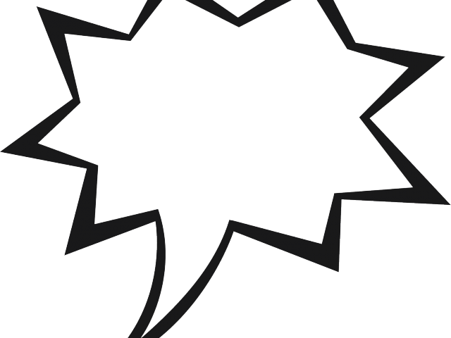 Speech Bubble Clipart Speech Balloon - Png Download (640x480), Png Download