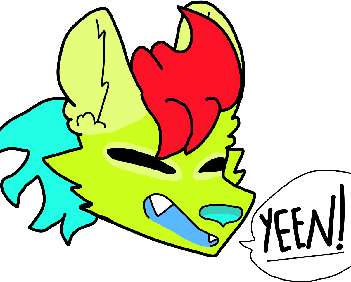 She Scream Yeen Clipart (1200x1000), Png Download