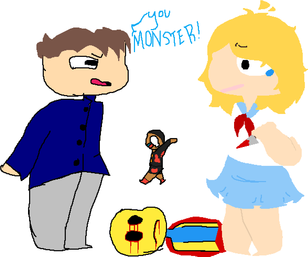 Oh No The Noob Is Down Clipart (1400x1000), Png Download