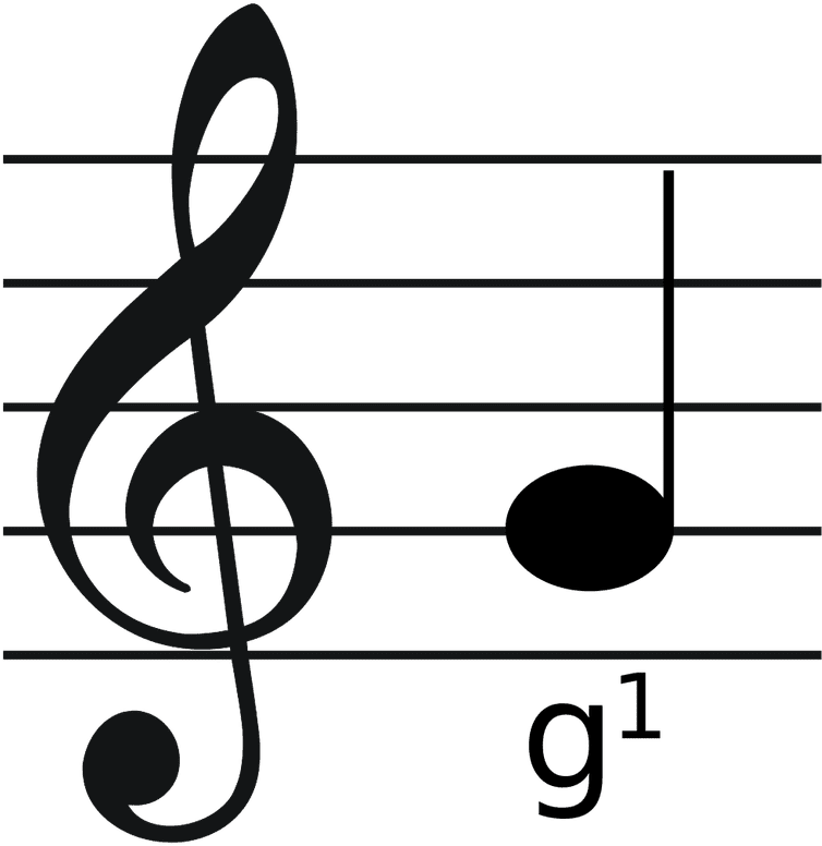 Clipart Music Treble Clef - Png Download (768x1137), Png Download