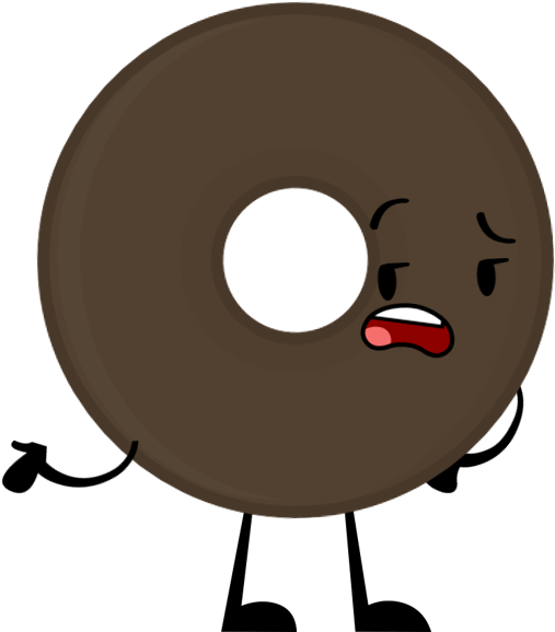 Chocolate Donut Pose 2017 Clipart (530x587), Png Download