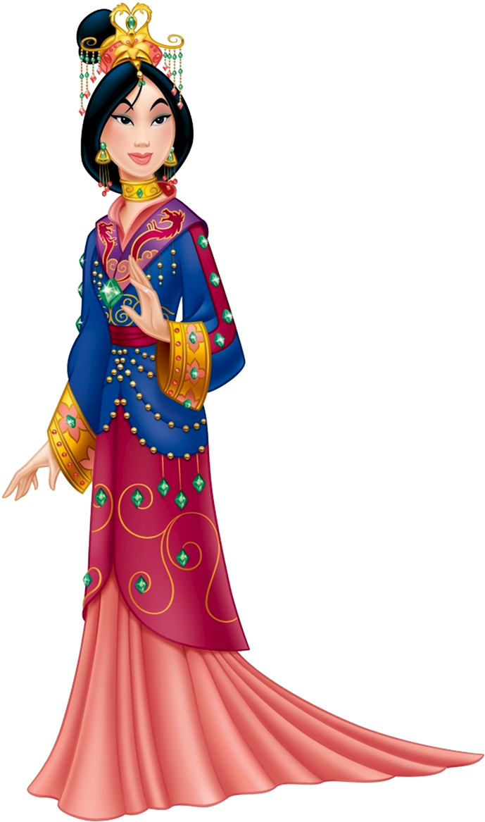 Cartoon Disney Mulan Clipart - Png Download (720x1192), Png Download