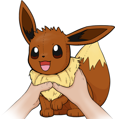 “tighten Your Bond With Your Beloved Eevee Clipart (800x455), Png Download