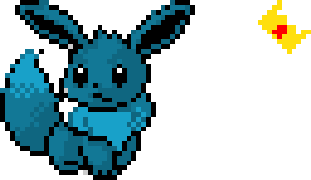 Water Eevee Clipart (860x590), Png Download