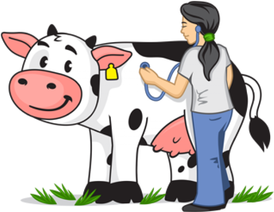 Cow Clipart Injured - Png Download (640x480), Png Download