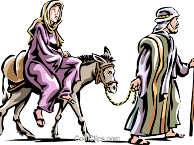 Mary And Joseph Clipart - Png Download (640x480), Png Download