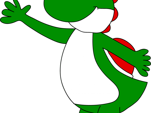 Yoshi Clipart Dark Green - Png Download (640x480), Png Download