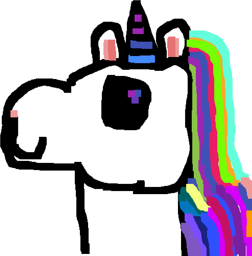 Unicorn Challenge By Kyky123 Clipart (1000x1000), Png Download