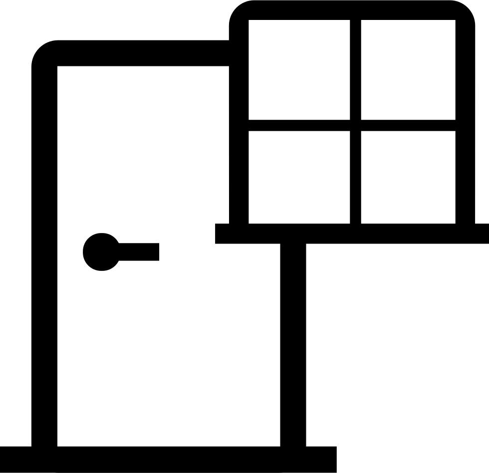 Doors And Windows Comments Clipart (980x948), Png Download