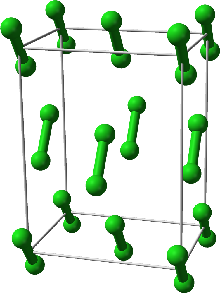 Chlorine Unit Cell 3d Balls Clipart (852x1100), Png Download