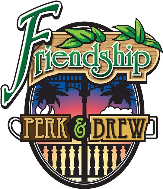 Friendship Perk And Brew Clipart (600x667), Png Download