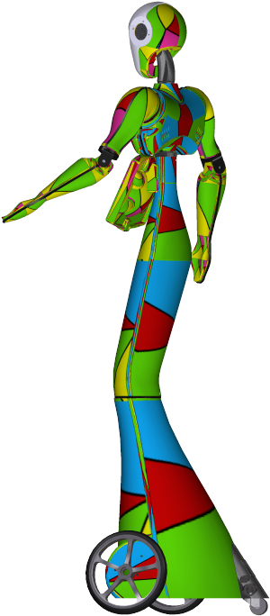 Cao Rendering - Robot Hope Clipart (579x819), Png Download