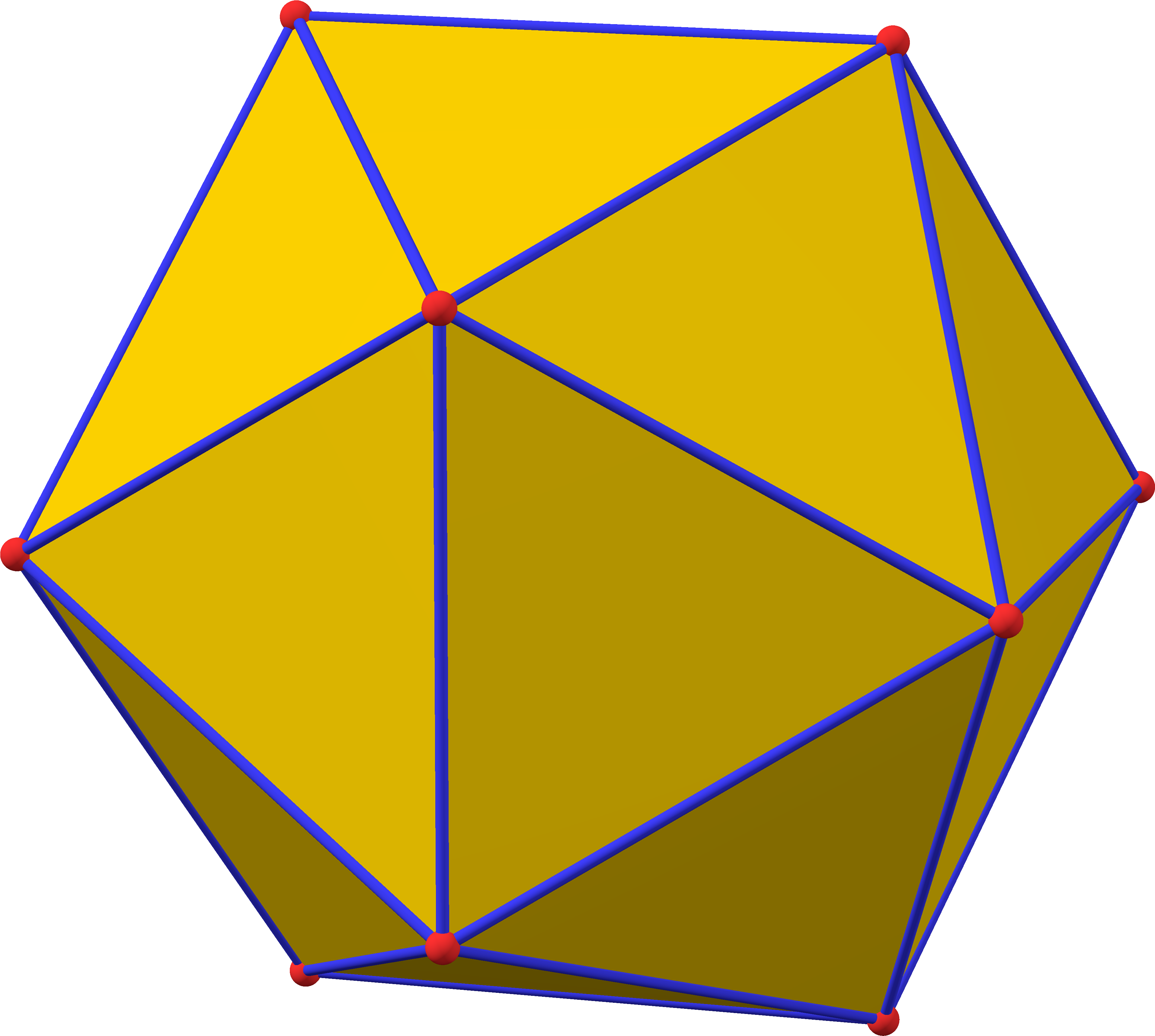 Polyhedron 20 Max Clipart (3926x3526), Png Download