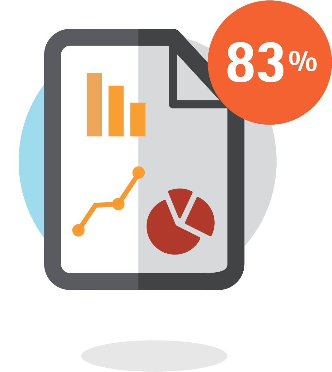 Some 83 Percent Of High Performers Place Great Importance Clipart (1116x1243), Png Download