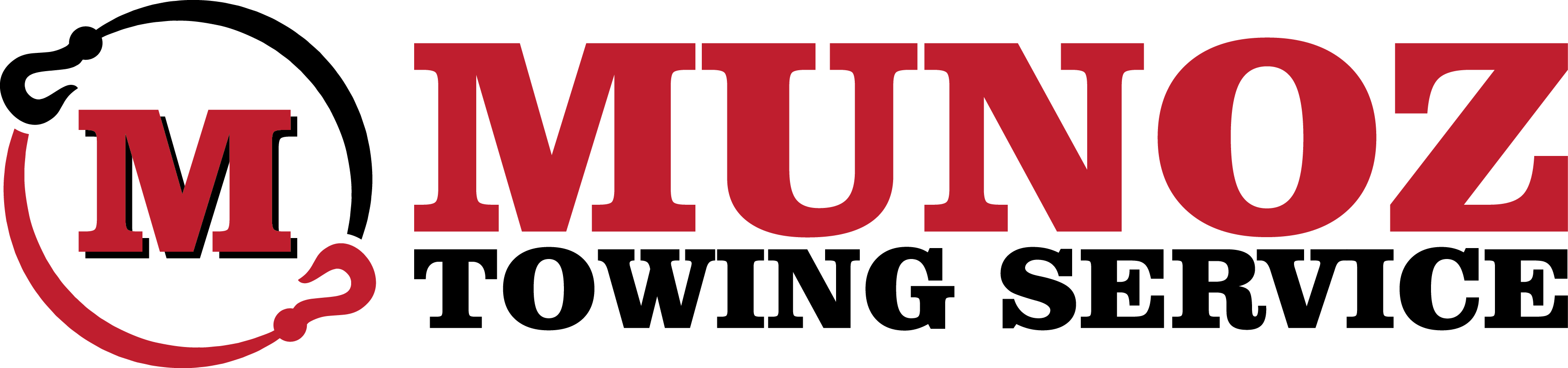 Munoz Towing Service Clipart (3434x807), Png Download