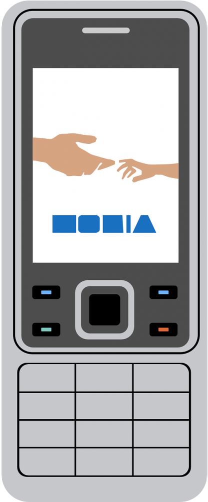 Phone,phone,cellular Telephone,cell Phone Clipart (500x1000), Png Download