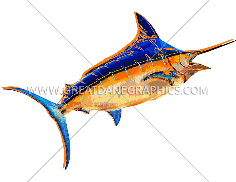 Funky Swordfish Clipart (825x585), Png Download