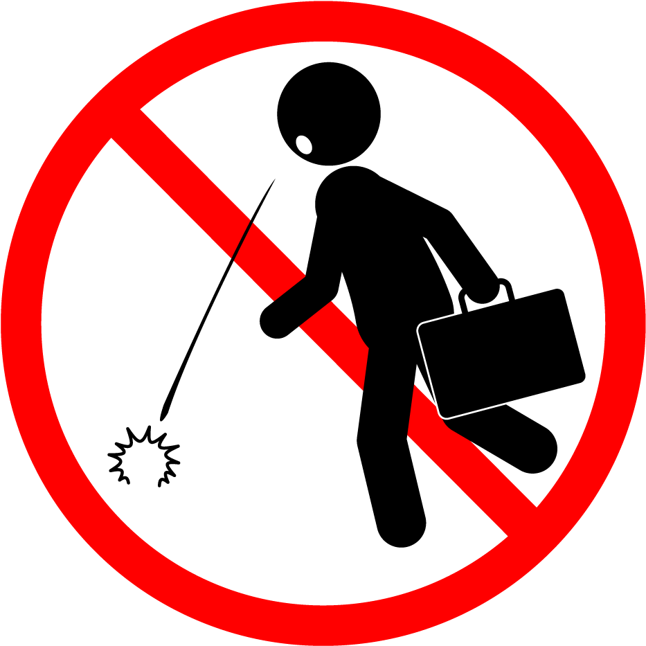 Do Not Spit Saliva In The Campus Clipart (1000x1000), Png Download