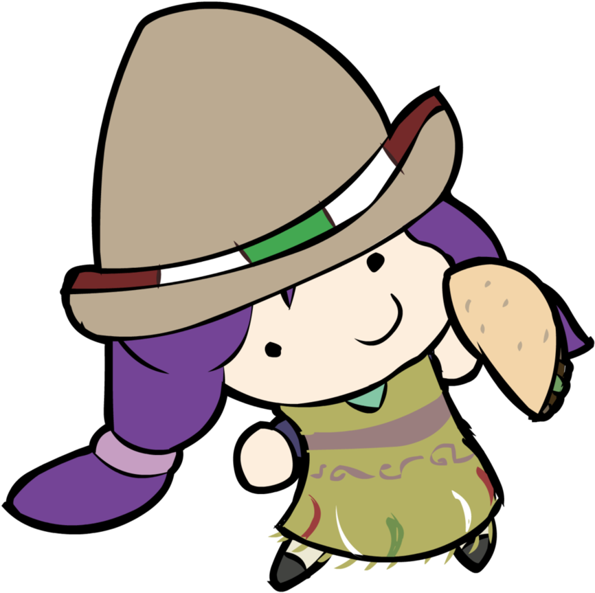 Fish Taco Clipart Small Cartoon - Png Download (894x894), Png Download