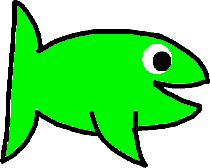One Fish - Drawing Clipart (710x567), Png Download