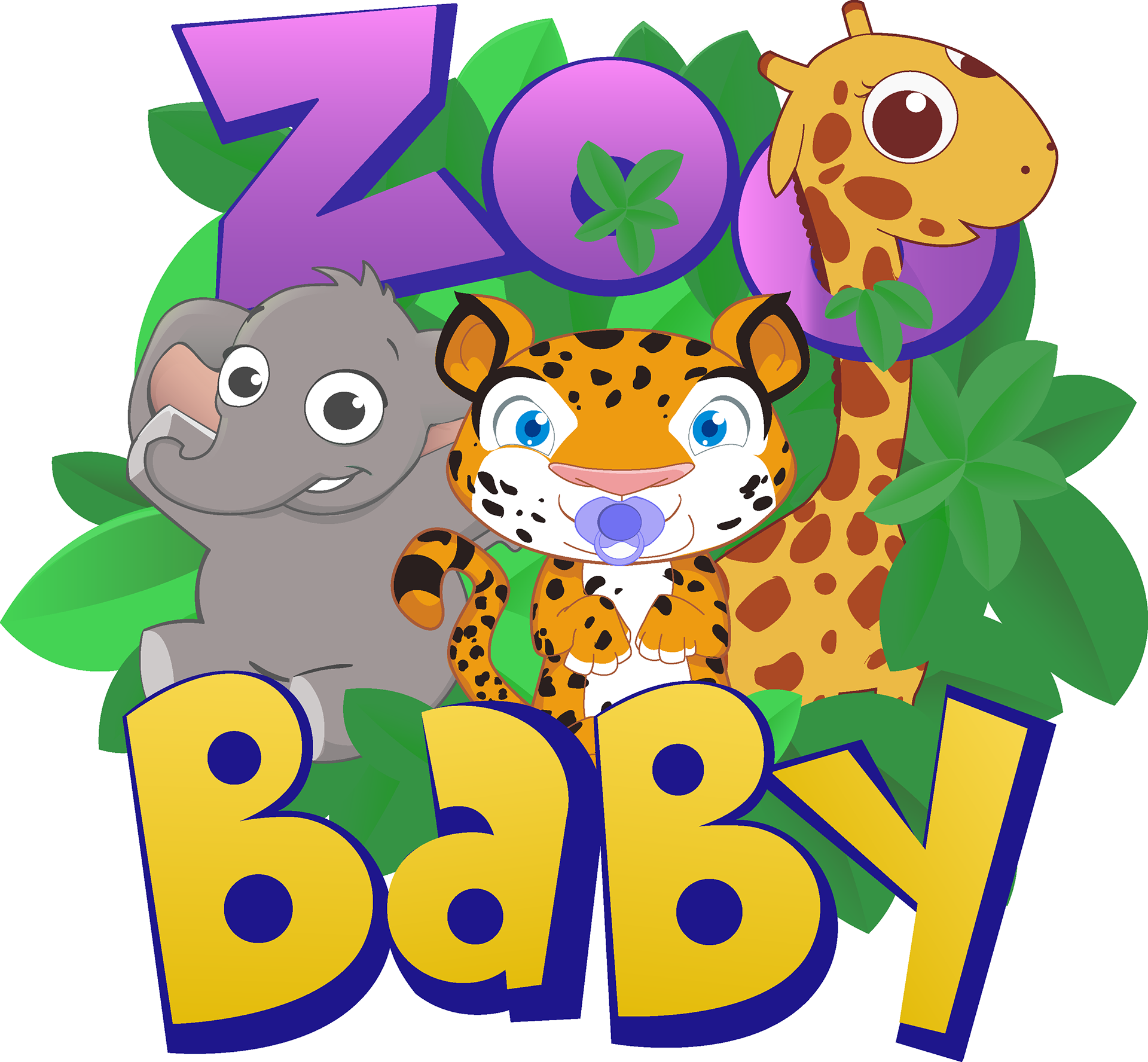 Zoo Park Baby Logo Clipart (1920x1776), Png Download