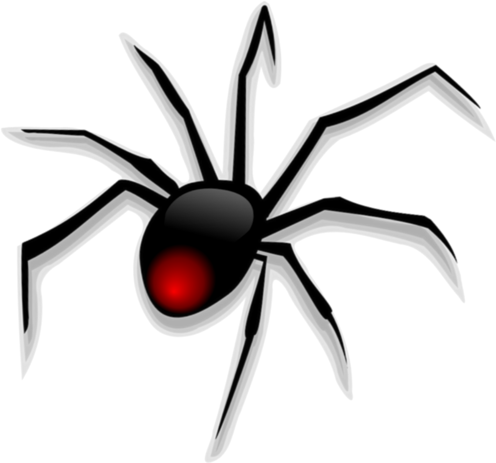 Spider Spiderweb Spiders Insect Ftestickers Redspider Clipart (1024x1024), Png Download