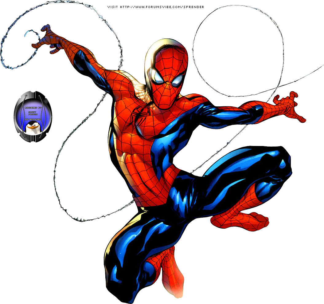 Spiderman Clipart (1055x989), Png Download