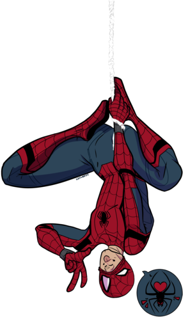 Your Friendly Neighborhood Spiderman Popped Down To Clipart (500x666), Png Download
