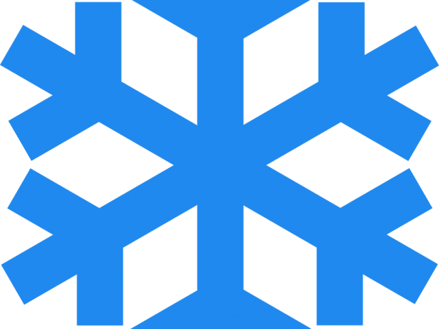 Snowflake Clipart Crystal - Png Download (640x480), Png Download