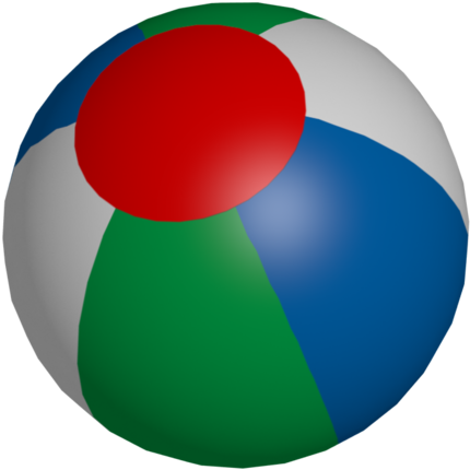 Beach Ball Clipart Bal - Png Download (1191x670), Png Download