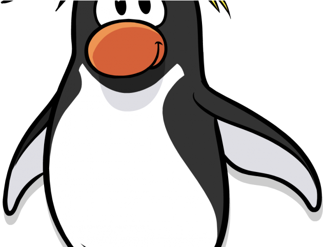 Rockhopper Penguin Clipart Black And White - Png Download (640x480), Png Download