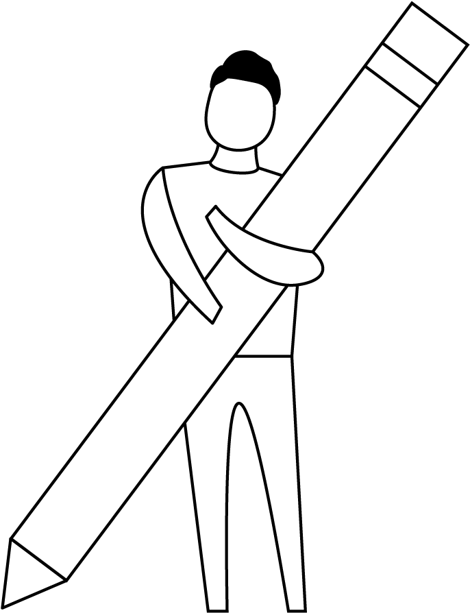 First Iteration Of My Self-illustration Clipart (752x1010), Png Download