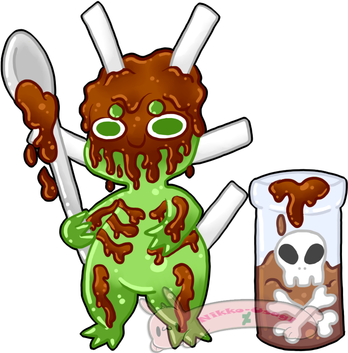 Poisoned Caramel Apple Re Open As Fs By Nikko Usagi Clipart (708x710), Png Download