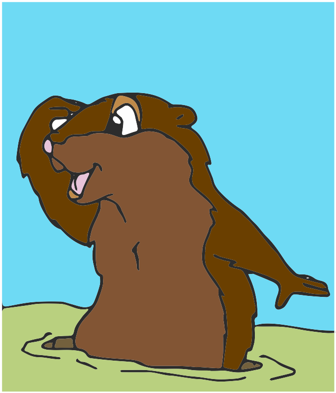 Discover Ideas About Groundhog Day Clipart (2048x2048), Png Download