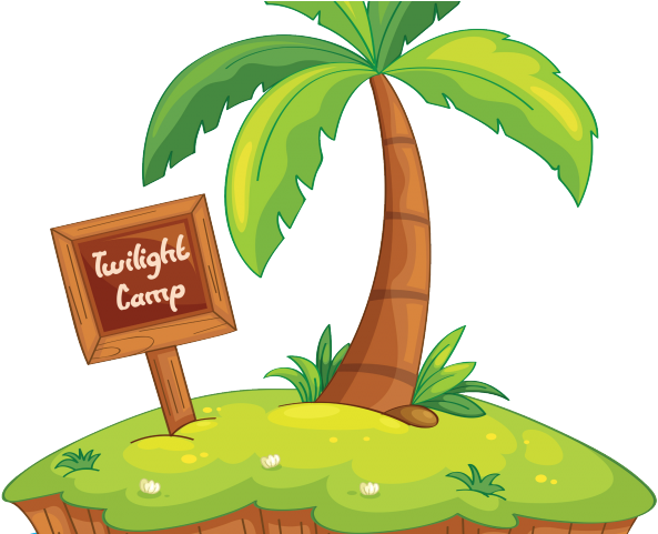 Twilight Clipart Night Beach - Png Download (640x480), Png Download