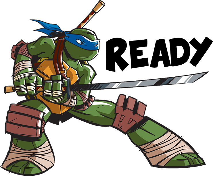224487 Teenage - Mutant - Ninja - Turtles - - Ready Clipart (816x816), Png Download