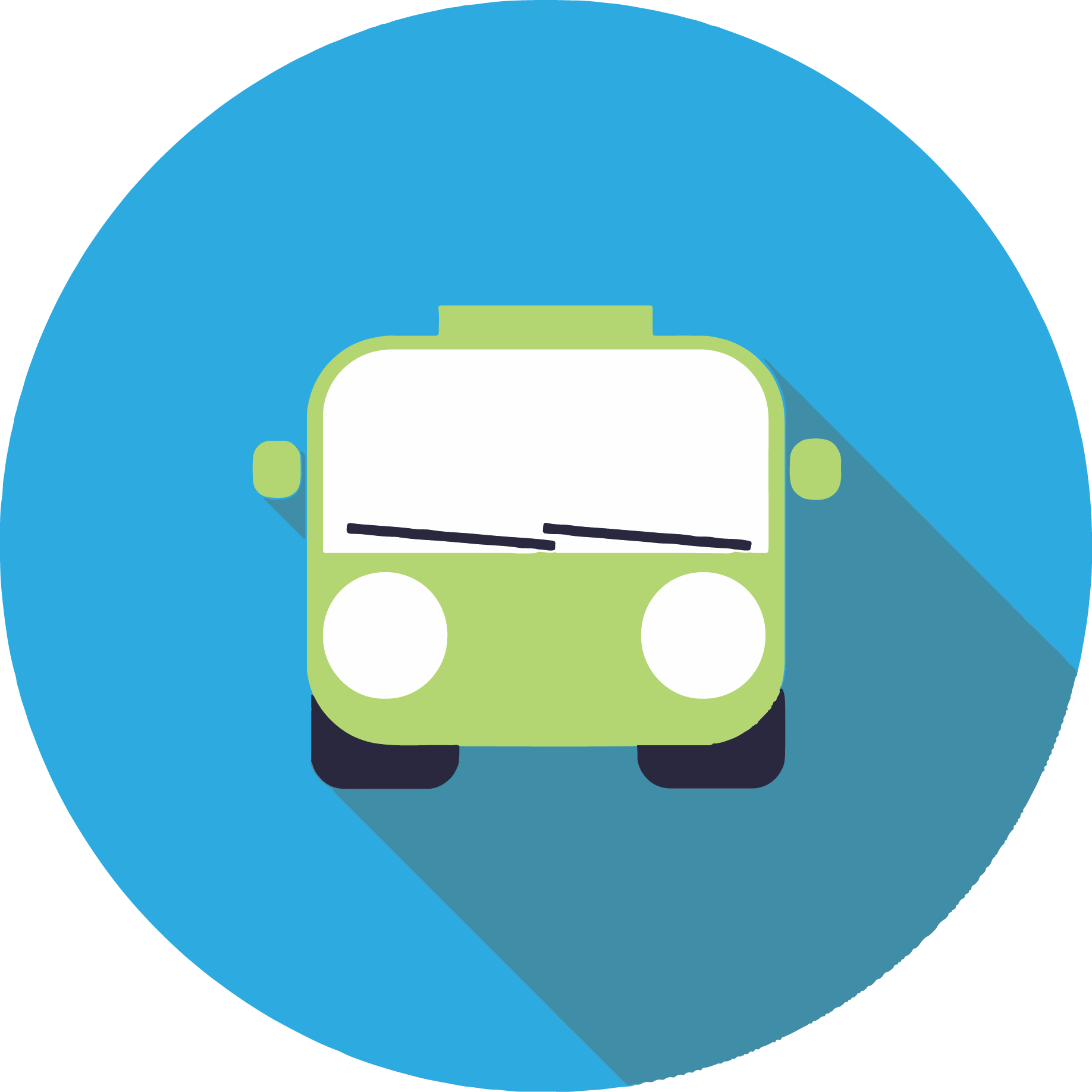 Magic Bus Rider Clipart (1836x1836), Png Download